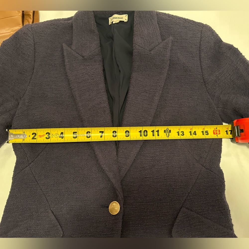L'AGENCE Purple Blazer - Picture 6 of 6